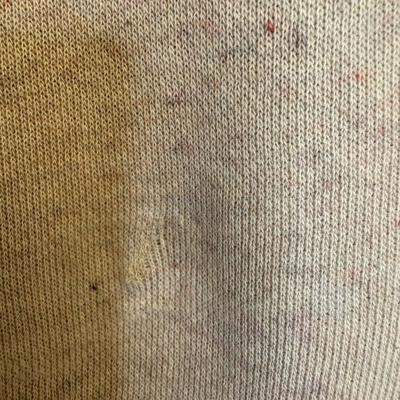 Nike Men’s Oatmeal Speckled Fleece Joggers Sweatpants L Neutral Lounge - Picture 4 of 8